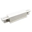 Alimentador central trifásico CLASSIC RECESSED, blanco mate