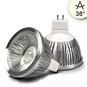 Lámpara de reflectores MR16 regulable GU5,3 5,7W 400lm 5000K 38° CRI >83 regulable