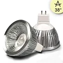 Lámpara de reflectores MR16 regulable GU5,3 5,7W 330lm 2700K 38° CRI >83 regulable