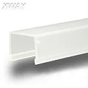 Accessory for profile series WING20, cover, length 200cm, angular, opal / satined