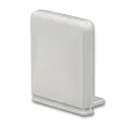 Accessory for profile WING20 with angular cover - endcap, silver