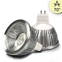 Lámpara de reflectores MR16 regulable GU5,3 5,7W 390lm 2700K 70° CRI >83 regulable