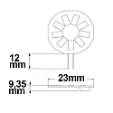 ISOLED Lámpara LED G4 G4 1,5W 150lm 3000K 120° CRI >80 