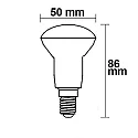 ISOLED Lámpara reflectora R50 E14 5,5W 490lm 2700K 180° CRI 80-89 