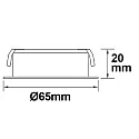ISOLED Luminaria para muebles IP40, níquel cepillado 