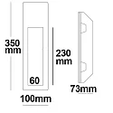 ISOLED Luminaria empotrable GU10 IP20, blanco