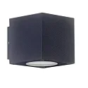 Outdoor LED wall luminaire Up&Down, severally focusable, 2x3W CREE, IP54, 3000K 290lm 15°-90°, aluminium, anthracite