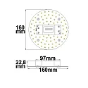 ISOLED Lámpara LED, blanco