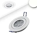 Luminaria empotrable giratorio, regulable IP40, blanco regulable 16W 1120lm 4200K 72° 72° CRI 80-89