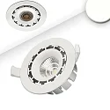 Luminaria empotrable giratorio, regulable IP20, blanco regulable 15,1W 1300lm 4000K 45° 45° CRI 80-89