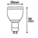 ISOLED Lámpara de reflectores GU10 GU10 4,5W 300lm 2700K 38° CRI >80 