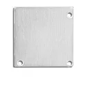 Accessory for LAMP35(EDGE) / CORNER20 with COVER16 - aluminium endcap EC52 (2 pc.), incl. screws