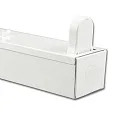 Clip de soporte, blanco