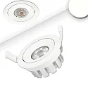 Luminaria empotrable giratorio, regulable IP40, blanco regulable 15W 1250lm 4000K 45° 45° CRI 90-100
