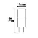 ISOLED Lámpara LED G4 G4 2W 180lm 4000K 360° CRI 80