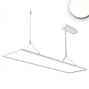 LED Office Hanging lamp Up+Down, UGR<19, 30x120cm, 20+20W 2x100°, dimmable, white, 4000K 4000lm
