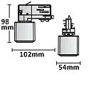 Adaptador de toma de corriente trifásica CLASSIC + S1, blanco