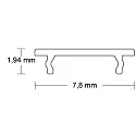 ISOLED Accesorio Suspensión por cuerda SURF6 / LAMP40 / FURNIT6, blanco 200cm