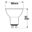 ISOLED Lámpara de reflectores GU10 SUNSET Dim-To-Warm GU10 5,5W 345lm 2200-3000K 60° CRI >90 regulable