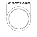 Luz downlight Flex IP52, satinado, blanco 