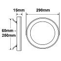 Luminaria de superficie / empotrada Slim Flex IP44, blanco 