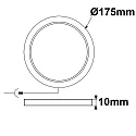 Luz downlight Flex regulable IP52, blanco regulable