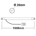 ISOLED Tubo LED T8 HIGHLINE+ G13 33W 4200lm 3000K 120° CRI >82 
