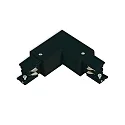 3-phase SERIE S1 - L-connector, N-conductor outside, predective connector inside, black