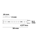 ISOLED Tira LED CRI940 LINEAR 48V/8W - 5M 2 polos blanco