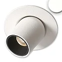 Luminaria empotrable Pipe MiniAMP IP20, blanco regulable 3,6W 250lm 4000K 50° 50° CRI >91