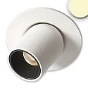 Luminaria empotrable Pipe MiniAMP IP20, blanco regulable 3,6W 240lm 3000K 50° 50° CRI >91