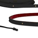 LED UV-C MiniAMP Flex strip 270nm, for surface disinfection, IP54, 12V DC, 6W, 1-sided with male plug, 58cm, black