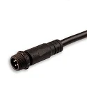 connection cable 4-pole, white