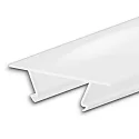 Accessory for profile CORNER12 BORDERLESS - cover, 200cm, COVER45, opal/satined, 65% translucency