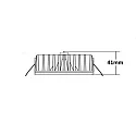 ISOLED recessed luminaire Sys-90 MiniAMP dimmable IP44, dimmable 10W 775lm 3000K 100° 100° CRI 92