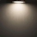ISOLED Luz downlight plano, regulable IP42, plata regulable