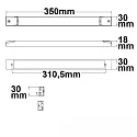 ISOLED Transformador PWM SLIM PUSH/DALI-2 controlable por DALI, blanco