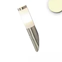outdoor wall luminaire cylindrical, with sensor, with motion detector E27 IP44, stainless steel 