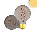 Bombilla filamento Globe VINTAGE LINE ROUNDBULB 95 conmutable G95 E27 4W 90lm 2200K 360° CRI 85 