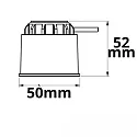 ISOLED Módulo LED HCL SUNSET 5 polos, RGBW 8W 490lm RGB + 3000K 60° CRI 90-100 regulable