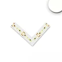Conector de esquina LINEAR10 FLEX - 0.5W 24V CRI940 con iluminación, blanco
