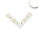 Conector de esquina LINEAR10 FLEX - 0.8W 24V CRI940 con iluminación, blanco