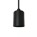 Portabombilla E27 / 160CM OPEN CABLE, negro