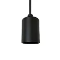 Portabombilla E27 / 300CM OPEN CABLE, negro