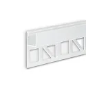 Perfil para baldosas UP10, blanco