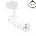 3-phase spot FLEX-SPOT 8W 22-55° PHASE focusable, cardanic swivelling IP20, white dimmable