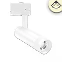 3-phase spot FLEX-SPOT 8W 22-55° PHASE focusable, cardanic swivelling IP20, white dimmable