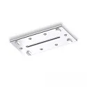 connector flat, mechanical, surface-mounted version, silver