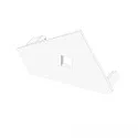 end cap EC111L (CORNER18) left, set of 1, with cable hole, white