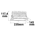ISOLED Luz downlight BOX giratorio, blanco
